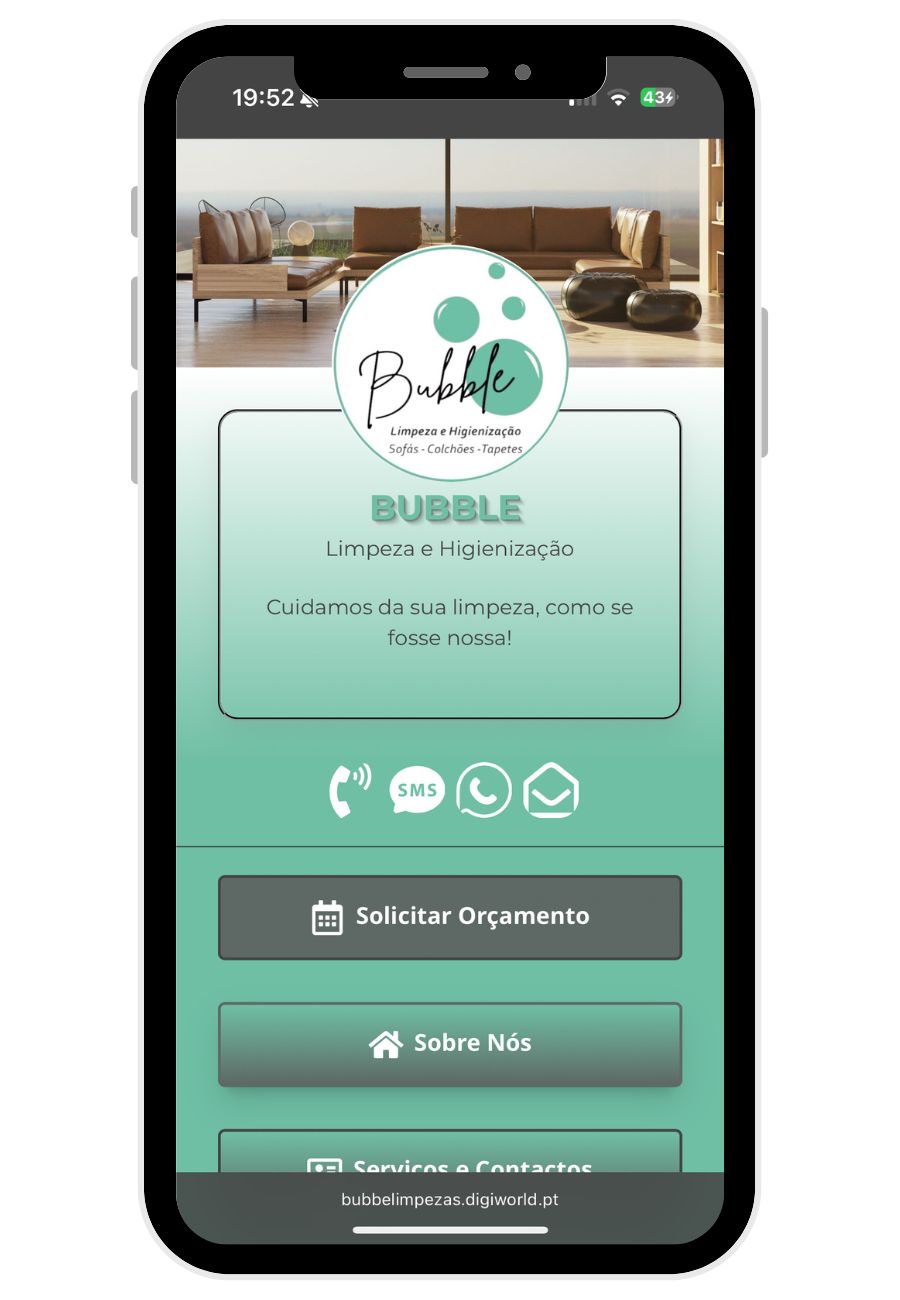 FindLeads - Cartão de Visita Digital